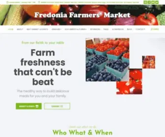 Fredoniafarmersmarket.org(The official website of the Fredonia Farmers' Market) Screenshot