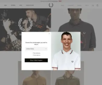 Fredperry.com(Fred Perry) Screenshot