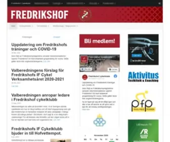 Fredrikshof.se(Fredrikshof Cykelklubb) Screenshot