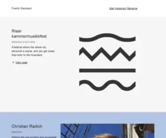 Fredrikstaurland.com(Fredrik Staurland) Screenshot