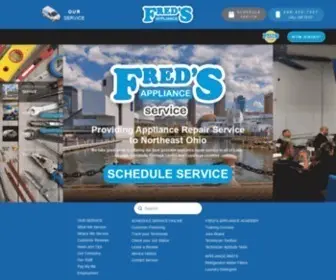 Fredsappliance.com(Appliance Repair Service and Training) Screenshot