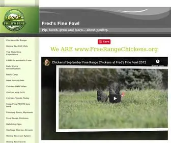 Fredsfinefowl.com(Chickens) Screenshot