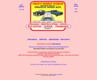 FredsmodelWorldonline.com(Fred's Model World) Screenshot