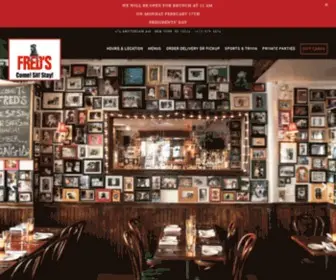 Fredsnyc.com(Fred's Restaurant) Screenshot