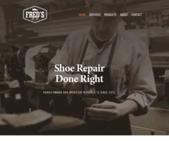 Fredsshoerepair.com(Fred's Shoe Repair) Screenshot