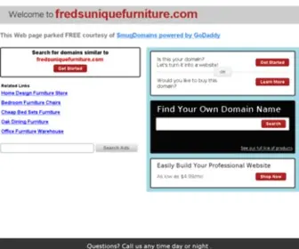 Fredsuniquefurniture.com(Used Furniture) Screenshot