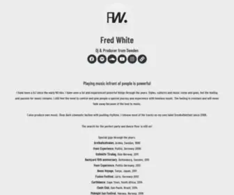 Fredwhite.se(Fred White DJ & techno producer from Sweden) Screenshot