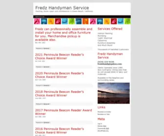 Fredzhandymanservice.com(Fredz Handyman Service) Screenshot