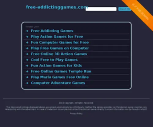 Free-Addictinggames.com(Free Addicting games) Screenshot