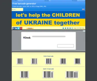 Free-Barcode-Generator.net(Free barcode generator EAN) Screenshot