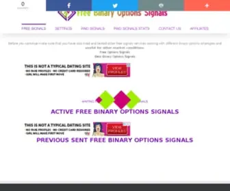 Free-Binary-Options-Signals.com(FBOS service) Screenshot