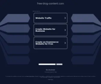 Free-Blog-Content.com(Free Blog Content) Screenshot