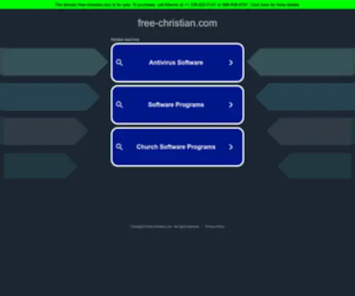 Free-Christian.com(Free Christian Network @ Churchbud.com) Screenshot