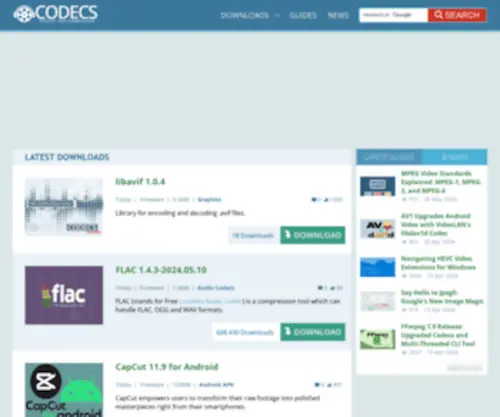 Free-Codecs.com(Free Codecs) Screenshot