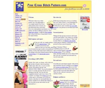 Free-Cross-Stitch-Pattern.com(Free Cross Stitch pattern and counted cross stitch patterns to download) Screenshot
