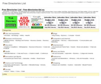 Free-Directories-List.eu(Free Directories List) Screenshot