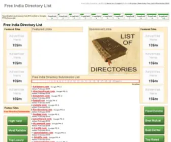 Free-Directory-List.in(Free India Directories List) Screenshot