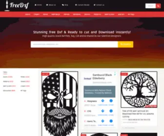Free-DXF.com(Free dxf and vector files to download and ready to cut) Screenshot