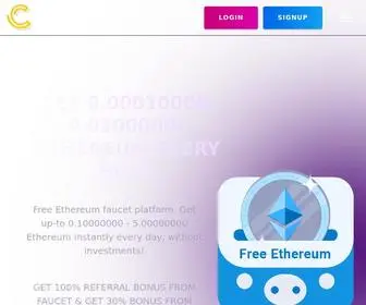 Free-Ethereum.biz(Free Ethereum EVERY HOUR) Screenshot