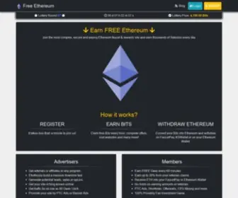 Free-Ethereum.ltd(Free Ethereum Faucet) Screenshot