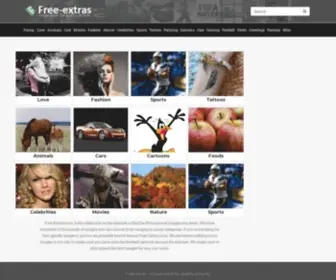 Free-Extras.com(The largest free image and picture site on the internet) Screenshot