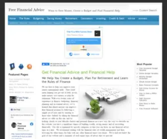 Free-Financial-Advice.net(Free Financial Advice and Financial Help) Screenshot