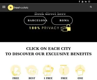 Free-Hostels.com(FreeHostels ) Screenshot