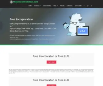 Free-Incorporation.com(Free Incorporation) Screenshot