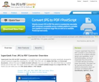 Free-JPG-TO-PDF.com(SuperGeek Software) Screenshot
