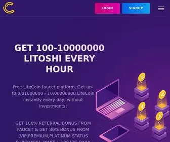 Free-Litecoin.net(Free Litecoin EVERY HOUR) Screenshot