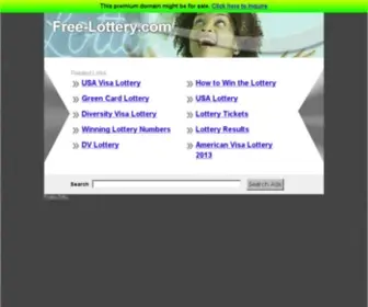 Free-Lottery.com Screenshot