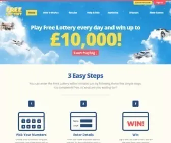 Free-Lottery.net Screenshot