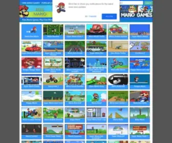 Free-Mario.com(Play classic free Super Mario HTML5 game online on browser) Screenshot