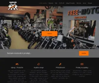 Free-Moto.cz(Největší dovozce kvalitních motocyklů na Moravě) Screenshot