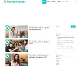 Free-Newspaper.com(Free Newspaper) Screenshot