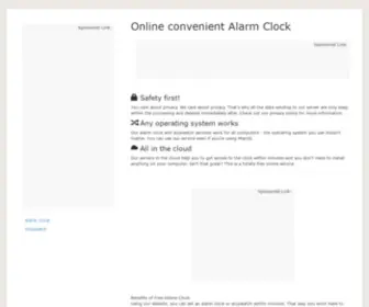 Free-Online-Clock.com(Free Online Clock) Screenshot