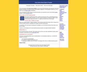 Free-Online-Word-Search-Puzzles.com(Free Word Search Puzzles) Screenshot