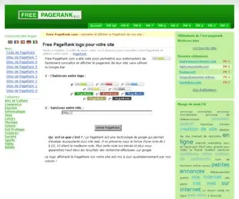 Free-Pagerank.com(Free pagerank) Screenshot