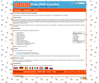 Free-PHP-Counter.com(Free PHP counter for your) Screenshot