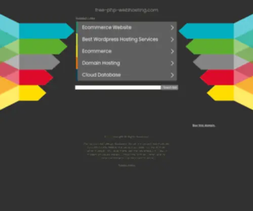 Free-PHP-Webhosting.com(Web hosting) Screenshot