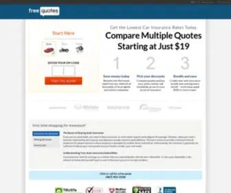 Free-Quotes.com(Auto Insurance) Screenshot