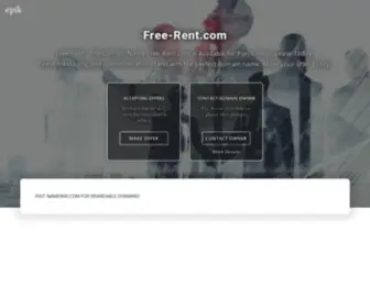 Free-Rent.com(The rare domain name) Screenshot