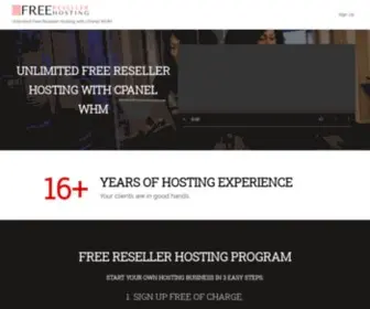 Free-Reseller-Hosting.com(Free Reseller Hosting) Screenshot