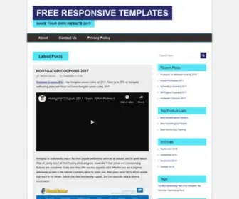 Free-Responsive-Templates.com(My Blog) Screenshot