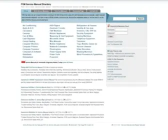 Free-Service-Manuals.com(FSM Service Manuals and Repair Manuals) Screenshot