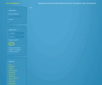 Free-Soccerpredictions.com(Free Soccer Predictions) Screenshot