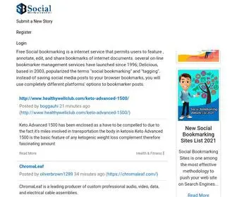 Free-Socialbookmarking.com(Social Bookmarking Sites 2021) Screenshot