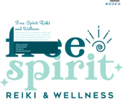 Free-Spirit-Reiki.com(Free Spirit Reiki and Wellness) Screenshot