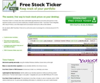 Free-Stock-Ticker.com(Free Stock Ticker) Screenshot