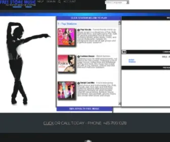 Free-Storemusic.com(RadioSparx) Screenshot